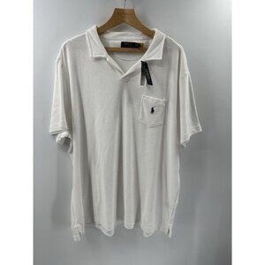 Polo Ralph Lauren White Terry Polo Shirt Size 2XL (A-3)
